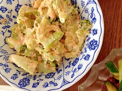 ブロッコリーとジャガイモの明太子サラダ